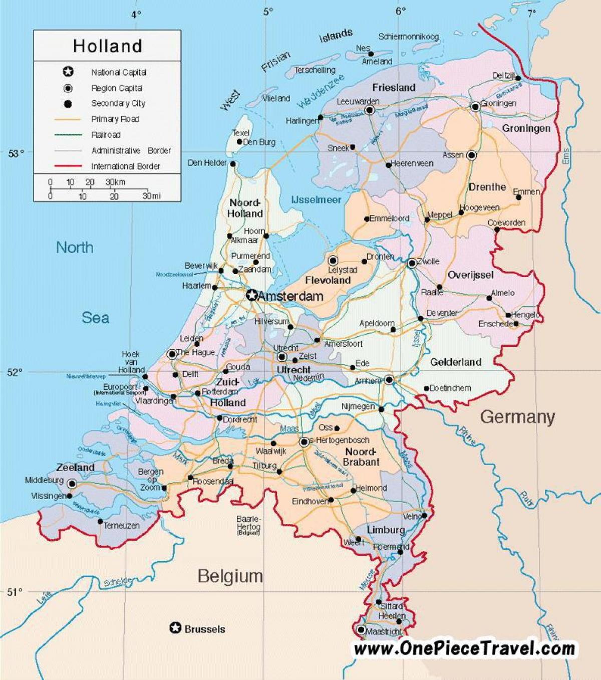 هولندا ينقل خريطة